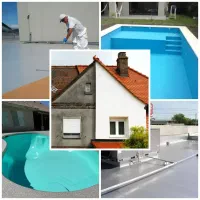 عایق اختصاصی کف حمام دستشویی پشت بام  استخر ویلا
