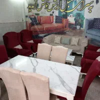 ۷نفره چستر. غذاخوری ۶نفره. جلو مبلی کامل
