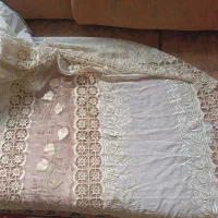 پرده کتان و تور سالم