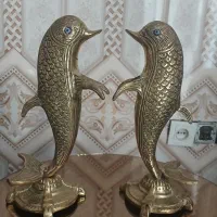 یک جفت دلفین برنز و سنگین