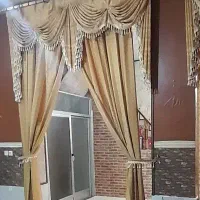 دو دست  پرده سالم و تمیز