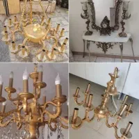 فروش*خریدار آینه و شمعدان برنزی(سالم و شکسته)هستم