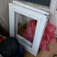 پنجره آلمینیومی سفید