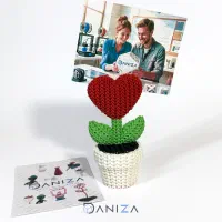جای عکس و دکوری طرح گل رومیزی