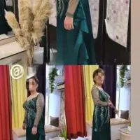 لباس مجلسی کاپ دار و مزون دوزی شده