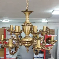 لوستر برنز ۶ شاخه ۱۲ شعله