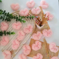 شمع دستساز و باکس گل