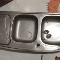 سینک دوقلو استیل