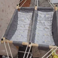گهواره ننو دوقلو و دوعدد کریر
