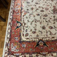 فرش 9متری ماشینی گل ابریشم