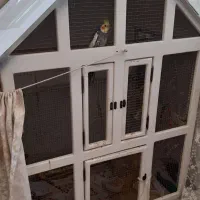 قفس پرنده دو طبقه