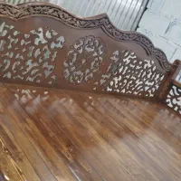 میز صندلی حصیری و تخت