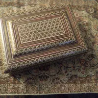 جای قرآن ( کتاب ) خاتم کاری نفیس