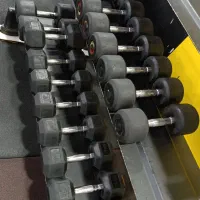 فروش دمبل باشگاهی شش ضلعی و گرد تقریبا 1000کیلو