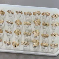 انگشترهای طلاروس ضد اب بدون تغییر رنگ استثنایی