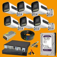 دوربین مداربسته کیس61ذخیره تصویر15روز 6 تایی فولHD