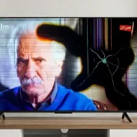 تلوزیون هوشمند سامسونگ تلوزیون ضربه خورده تصویردار