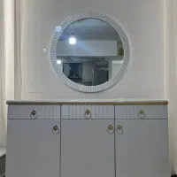 آینه کنسول سفیدوشیک درحدنو
