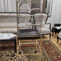 قفس کاسکو با پایه چرخ دار