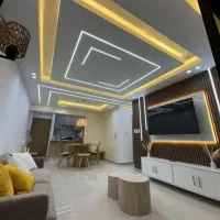 کنافکاری اجرای کناف دور باکس نور مخفی فلت سقف