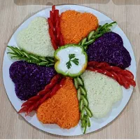 انواع سالاد بورانی غذا ژله با دیزاین