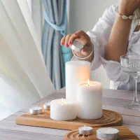 شمع‌ عمری(شمع پلیمری) با ضمانت یک‌ساله (تک و عمده)