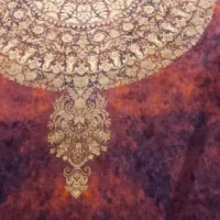 دو تخته فرش ابریشم ماشینی برند دیبا