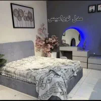 تولیدی سرویس خواب دو نفره،تخت خواب،آیینه،دراور،