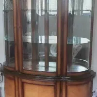بوفه چوبی دو تیکه