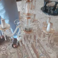 لوستر|لوستر و چراغ آویز|باغ بهادران, |دیوار
