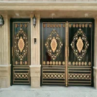 نقاشی درب ساختمان