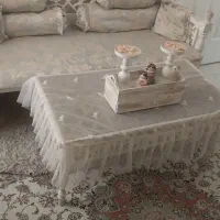 میز  چوبی نشیمن و میز جلو