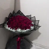 دسته گل رز 50 تایی