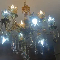 لوستر تمام برنز ۹ شعله همراه با لامپ