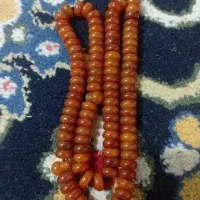 تسبیح کهربای کهنه بکر بکر