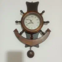 ساعت دیواری چوبی