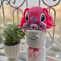 دستگل و بوکت عروسک استیج دو رنگ دخترونه و پسرونه