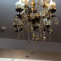 لوستر برنجی ۴شاخه