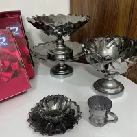 سرویس پذیرایی کروم پایه فلزی