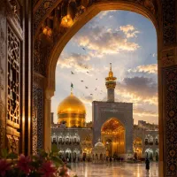 مسافر امام هشتم با قطار