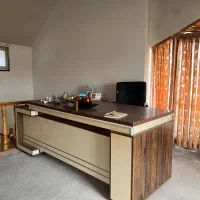 میز مدیریت MDF اِل شکل در حد نو