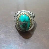 نقره 925 فیروزه نیشابور دستساز