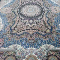 فرش جفت ۱۲ متر ۷۰۰ شانه سرمه ای