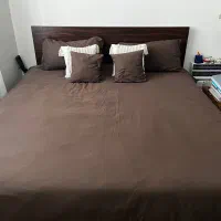 تخت کینگ سایز دو نفره چوبی
