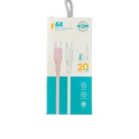 کابل فست دو سر تایپ سی 6 آمپر PD20W