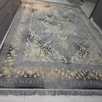 فرش ۹ متری طوسی طلایی
