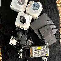 دوربین مدار بسته .  مودم .هارد . DVR