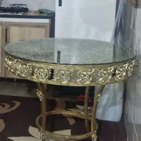 میز نهارخوری چهارنفره برنز