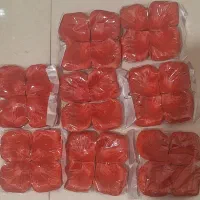 گل برگ گل لمسی قرمز