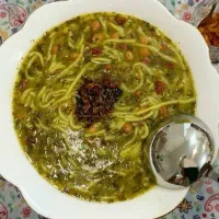 آش رشته خانگی و آش دوغ اردبیلی